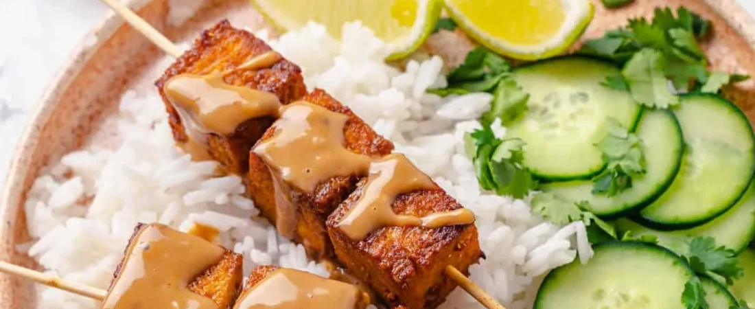 Tofu Satay That Actually Tastes Like Chicken