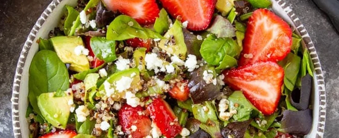 Strawberry Spinach Salad