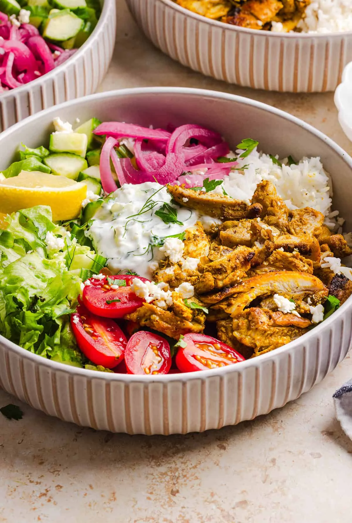 Chicken Shawarma Bowls for Meal Prep (Ready in 35 Minutes)