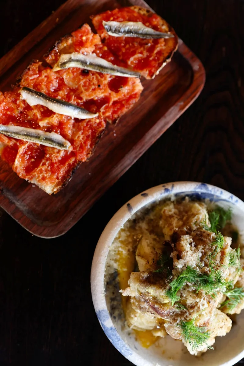 Spanish tapas dishes at S'aranella restaurant Paso Robles
