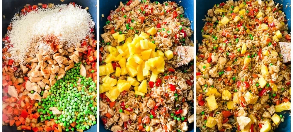 Pineapple Chicken Fried Rice, Ready in Under 30 Minutes