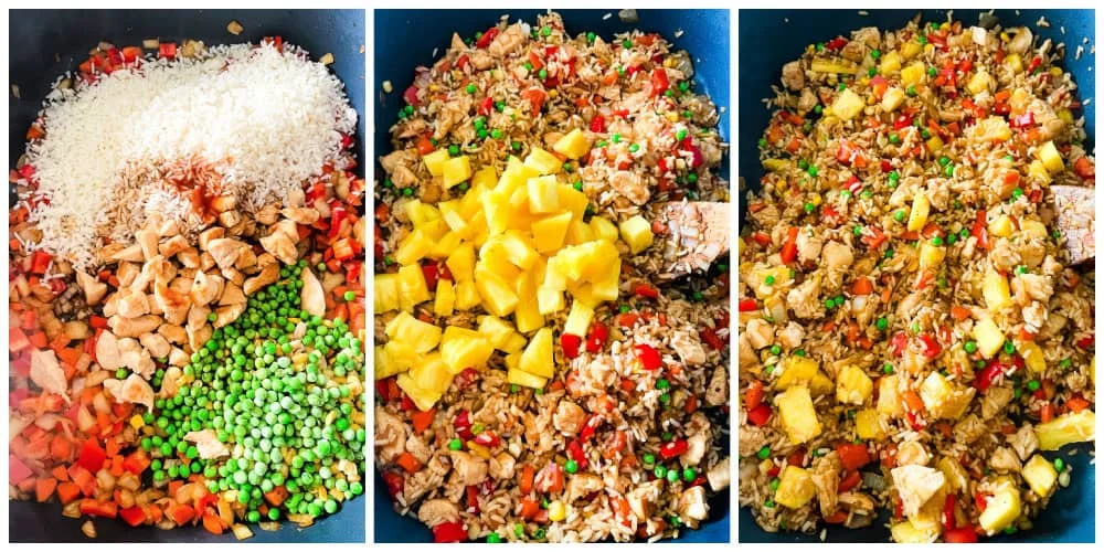 Pineapple Chicken Fried Rice, Ready in Under 30 Minutes