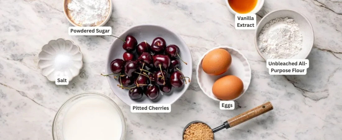 Cherry Clafoutis (The Puffy French Custard Dessert)